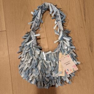 Stylish Blue Sequin Women's Bag